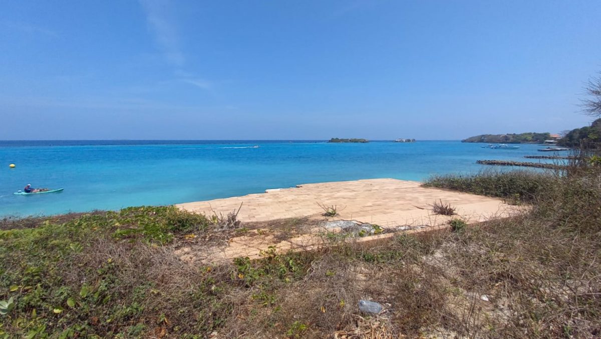 Foto del mar en Islas del Rosario.