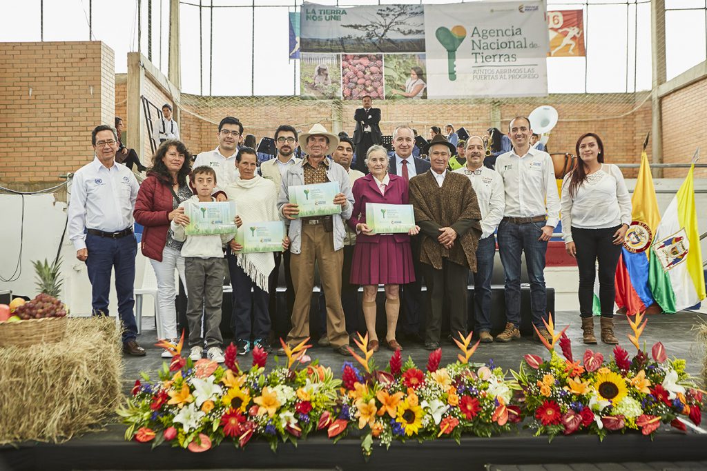 Evento de la Agencia Nacional de Tierras 