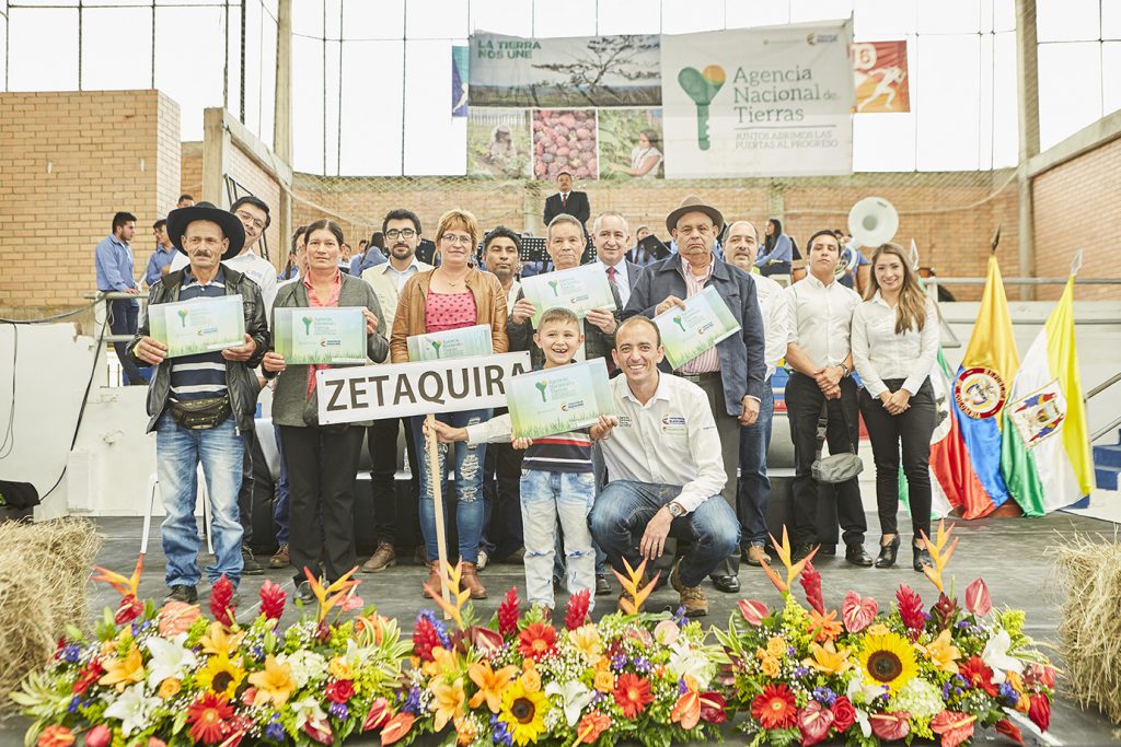 Evento de la Agencia Nacional de Tierras 