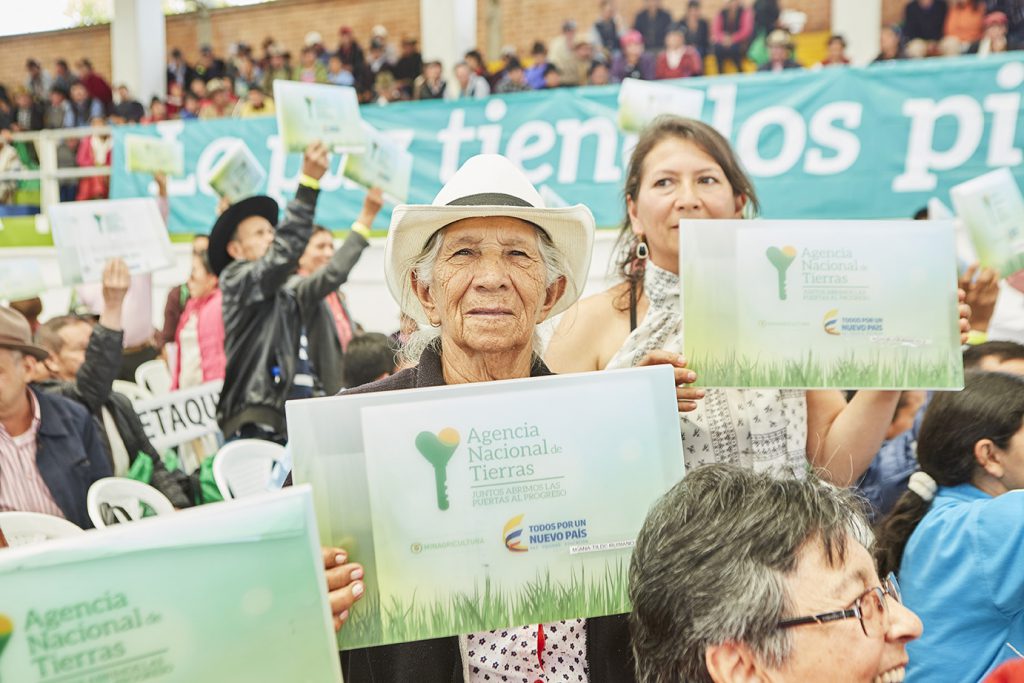 Evento de la Agencia Nacional de Tierras 
