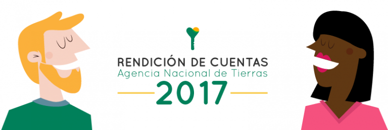 Banner rendición de cuentas Agencia Nacional de Tierras 2017.