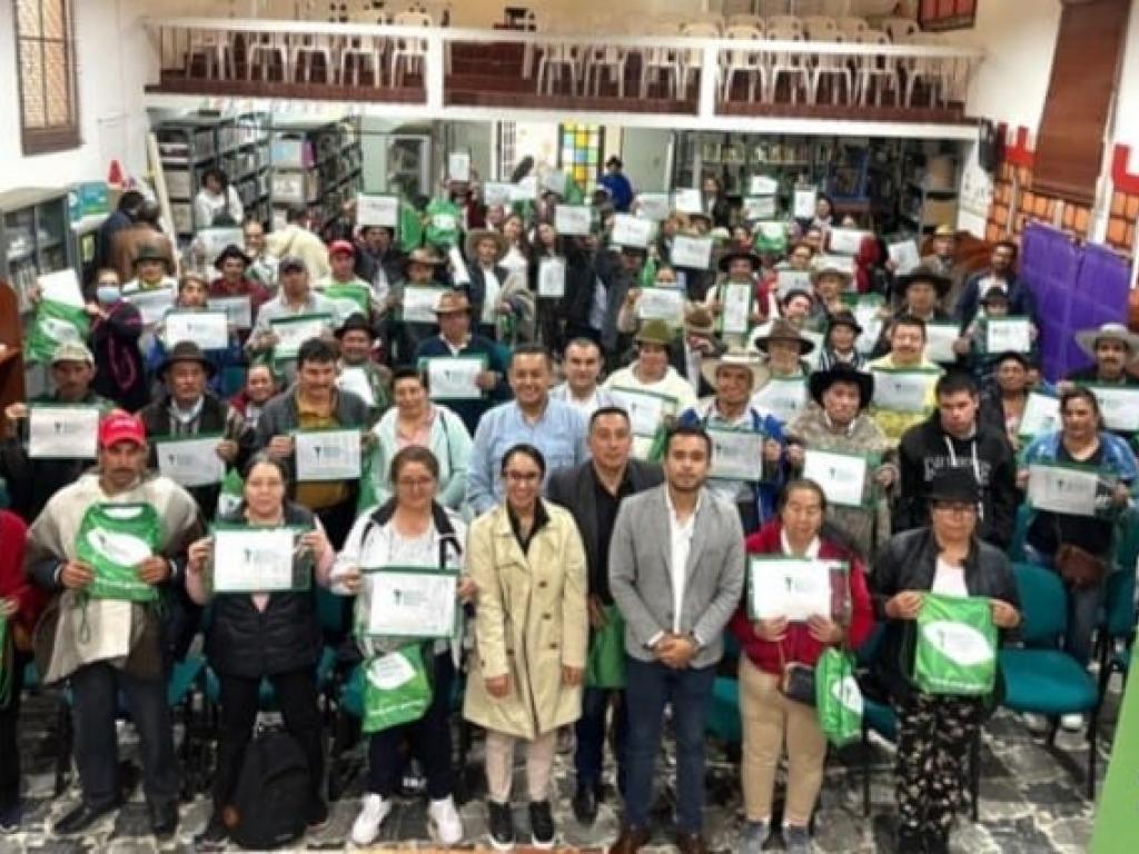 Familias de Boyacá que recibieron títulos
