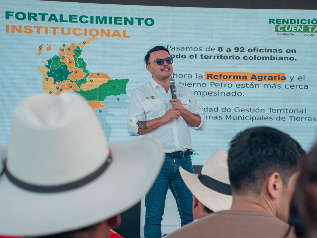 Director ant en rendicion de cuentas 2024 en sumapaz