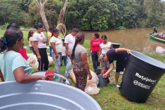 Se benefician 65 mujeres madres cabeza de hogar del Resguardo Indígena Morichal Viejo