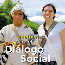 Portada: Libro Memorias para el Diálogo Social