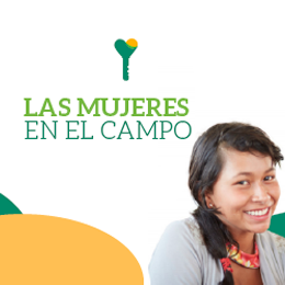 Portada: Folleto Las mujeres en el campo