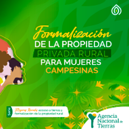 Portada: Cartilla Formalización de la Propiedad Privada Rural Para Mujeres Campesinas