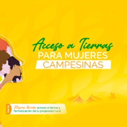 Portada: Cartilla Acceso a Tierras para Mujeres Campesinas